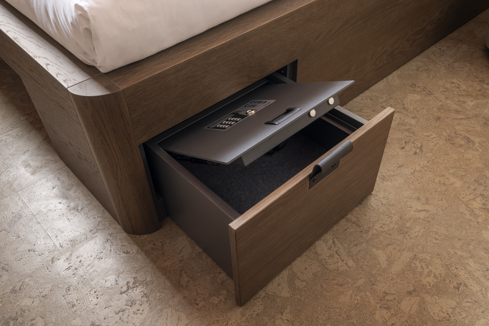 safe in the usual room