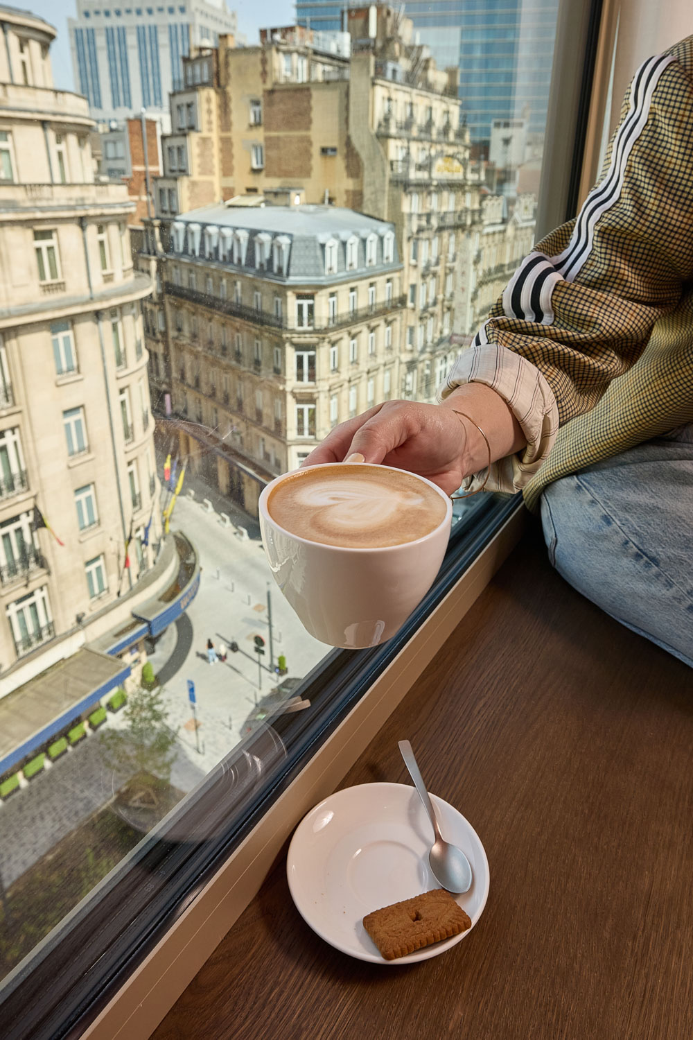 Coffee with a view in Brussels