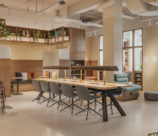 coworking space at the usual