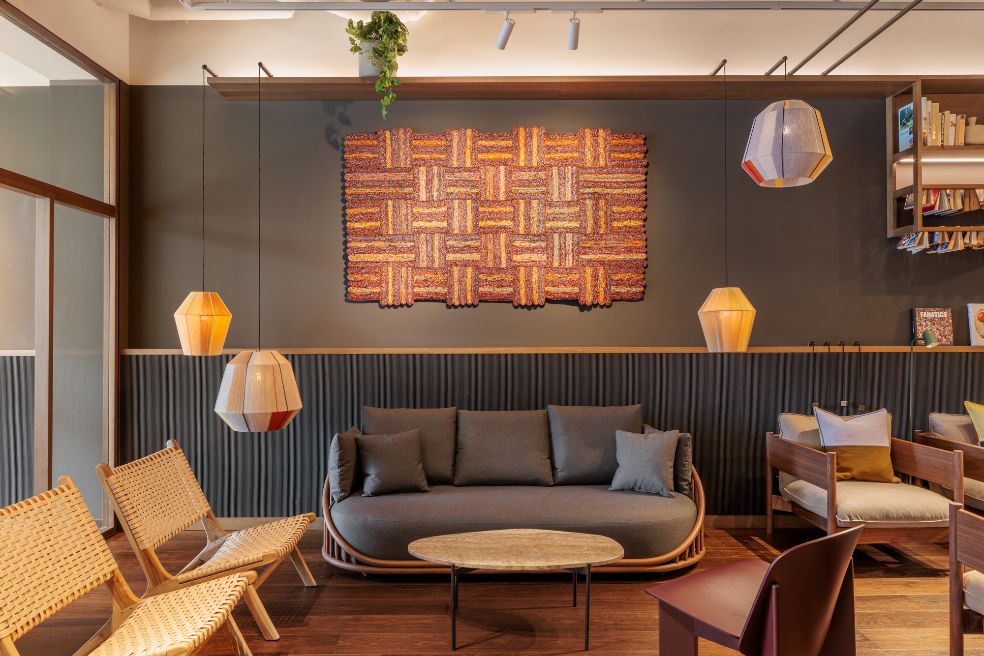 The Library at the usual