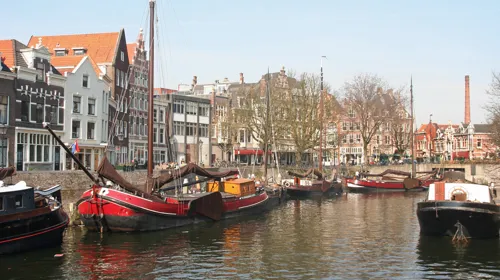 Delfshaven in Old Historic Rotterdam