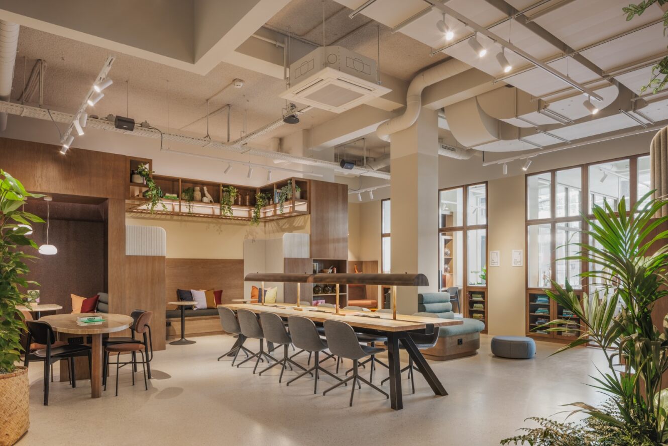 coworking space at the usual