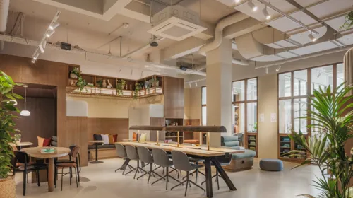 coworking space at the usual