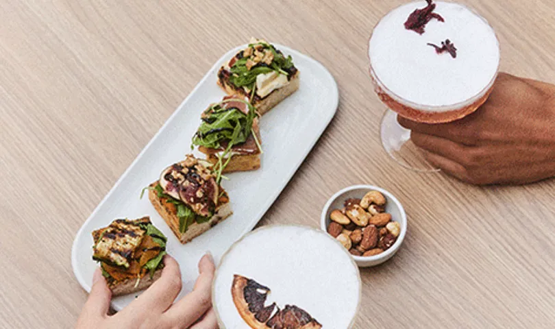 Focaccia flight on the brussels terrace  Focaccia flight on the brussels terrace