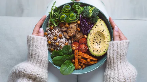 Vegan Lunch Bowl Salad