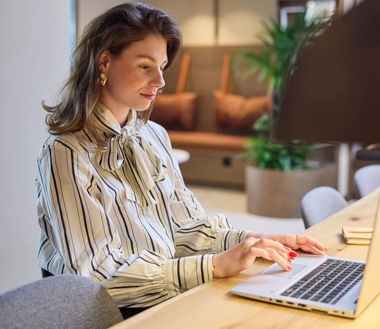Woman In The Coworking Space Woman In The Coworking Space